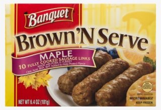 Banquet Brown 'n Serve Maple Precooked Sausage Links,