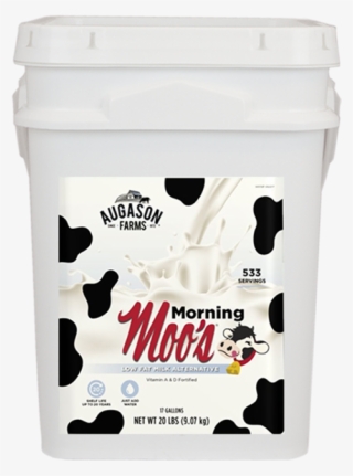 Augason Farms Morning Moos Milk Bucket 4g