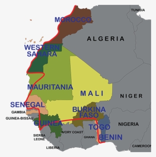 Kidsrun Map Westernafrica