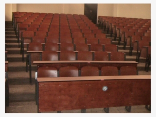 Lecture Theater Chair Plywood Laminated Seat Step And