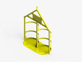 Double 200 Litre Drum Lifting Frame