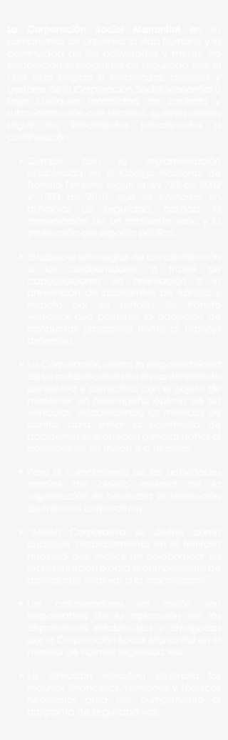 La Corporación Social Manantial En Su Compromiso De