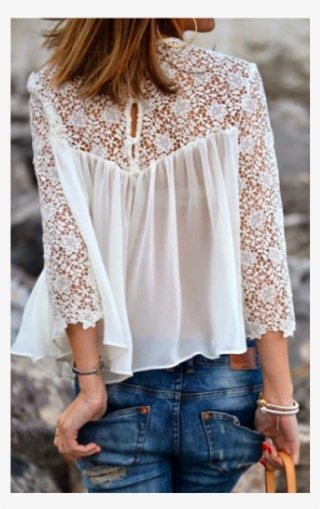 Blusa De Renda Blusas M10810