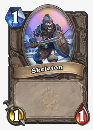 Skeleton Card
