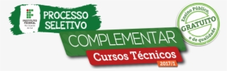 Processo Seletivo Complementar Ifrs 2017/1 Cursos Técnicos