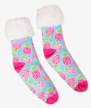 Simply Southern - Camper Sock - Pineapple