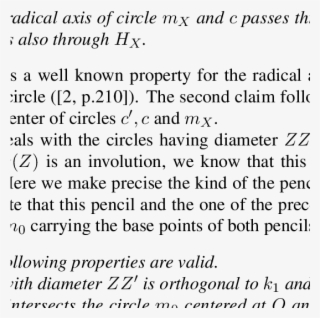 The Pencil Of Circles Mx With Base Points V1, V2