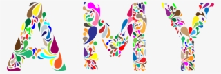 This Free Icons Png Design Of Amy Typography