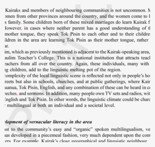Languages Aq16 ¶ Of The Gazelle Peninsula, Png