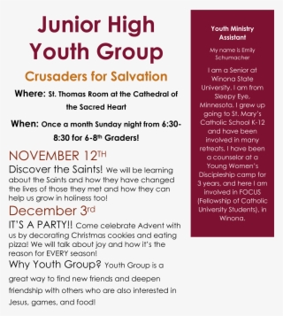 Junior High Youth Group