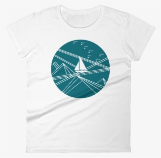 Blue Stormy Big Dipper Women's Round Neck T-shirt,