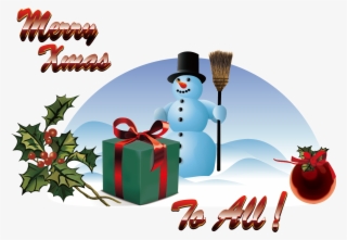 Merry Christmas Greetings Png With Card We Wish You