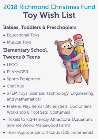 2018 Toy Wish List
