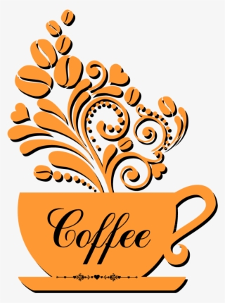 Vector Royalty Free Library Coffee Cup Cafe Logo Pattern