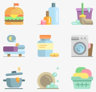 Daily Routine Objects & Actions - 600x564 PNG Download - PNGkit