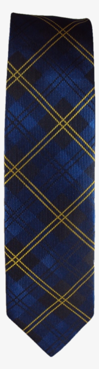 Blue, Gold Striped Tie Set