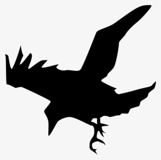 Crow Flying Clipart