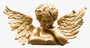 Golden Angel - Cherub Png