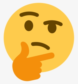 Thinking - Think Emoji Discord Png