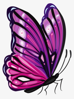 Purple Butterfly Png Clipart Picture - Purple Butterfly Png Clipart