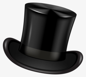Black Top Hat Transparent Clip Art Png Image