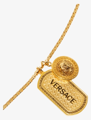 Versace Chain Dog Tag