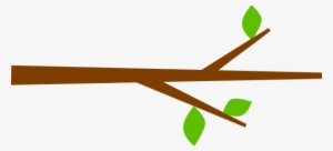 Tree Branch With Leaves Clip Art At Clker - Branch With Leaves Clipart