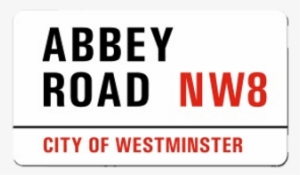 Download Free Iconic Street Signs London Transparent - Abbey Road, London - Uk Ornament (round)