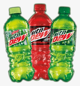 Mountain Dew 3 Bottles - Mountain Dew 20 Oz Flavors