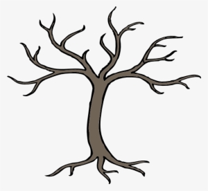 Dead Tree Clip Art At Clker - Cartoon Tree With Branches