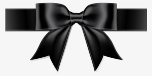 Black Ribbon Bow Png - Black Grand Opening Ribbon