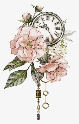 Clock Watercolor Png