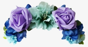 Flowercrown Flowers Flores Corona Purple Flower Crown - Stickers Flowers Crown Png