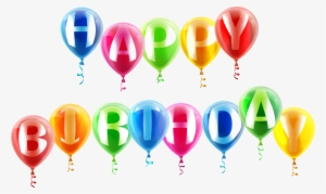 Download - Happy Birthday Balloons Png