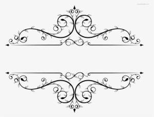 Black Floral Border Transparent Background Png Png - Floral Frame Template Png