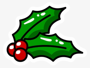 Holly Pin - Png - Club Penguin
