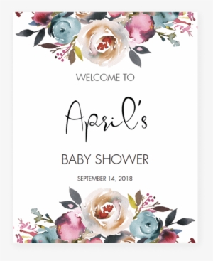 Bohemian Shower Welcome Sign Template By Littlesizzle - Baby Shower Sign Free