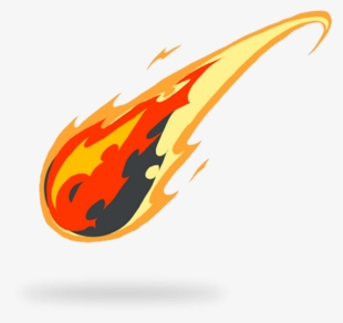 Comet Tail Drawing Fire Png Transparent - Comet Clipart Transparent Background