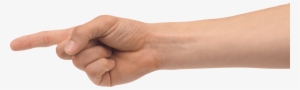 One Finger Hand Image Royalty Free Download - Hand Pointing Transparent Background
