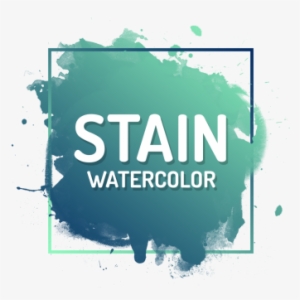 Abstract Modern Watercolor Background With Trendy Frame, - Watercolor Painting