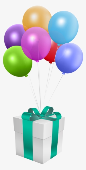 With Balloons Clip Art Image Gallery View - Birthday Balloons Transparent