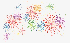 Cartoon Fireworks - Fireworks Clipart