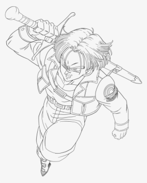 Dragon Ball Z Trunks Drawing At Getdrawings - Drawing
