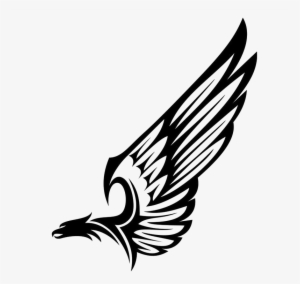 Half Wings Png Hd - Eagle Wings Vector Png