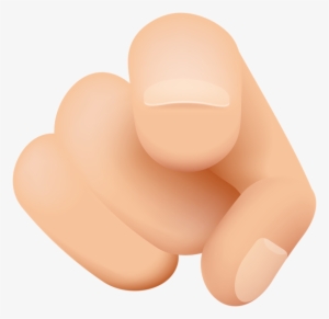 Hand With Pointing Finger Png Clip Art - Finger Pointing Transparent