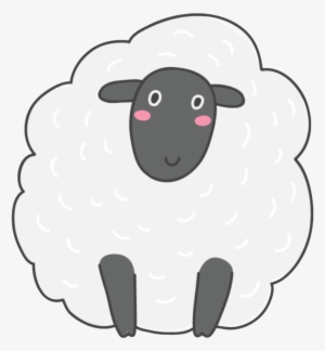 Hand Painted Cute Cute Little Sheep Vector - Vector Graphics