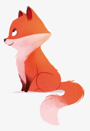 Red Fox Drawing Watercolor Painting Illustration - Zorros Dibujo Del Principito