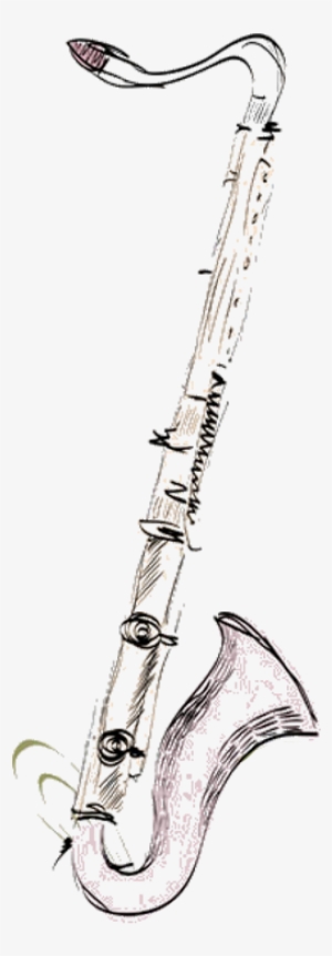 Saxophone Drawing Watercolor Painting Musical Instrument - Saxophone Sketch Png
