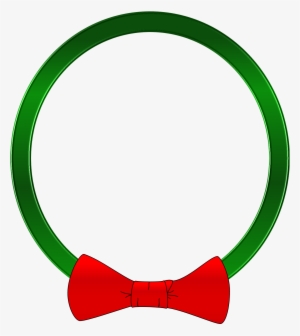 Christmas Clipart Circle - Circle Rebbon