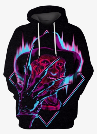 3d A Nightmare On Elm Street Freddy Krueger Tshirt - Property Of My Catahoula Leopard Dog Hoodie